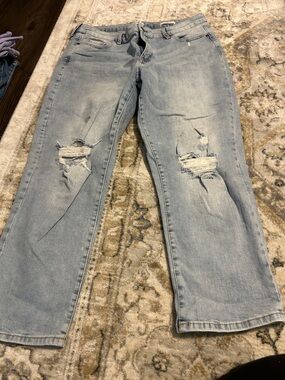 Wonderly Light Blue Girlfriend Denim Jeans